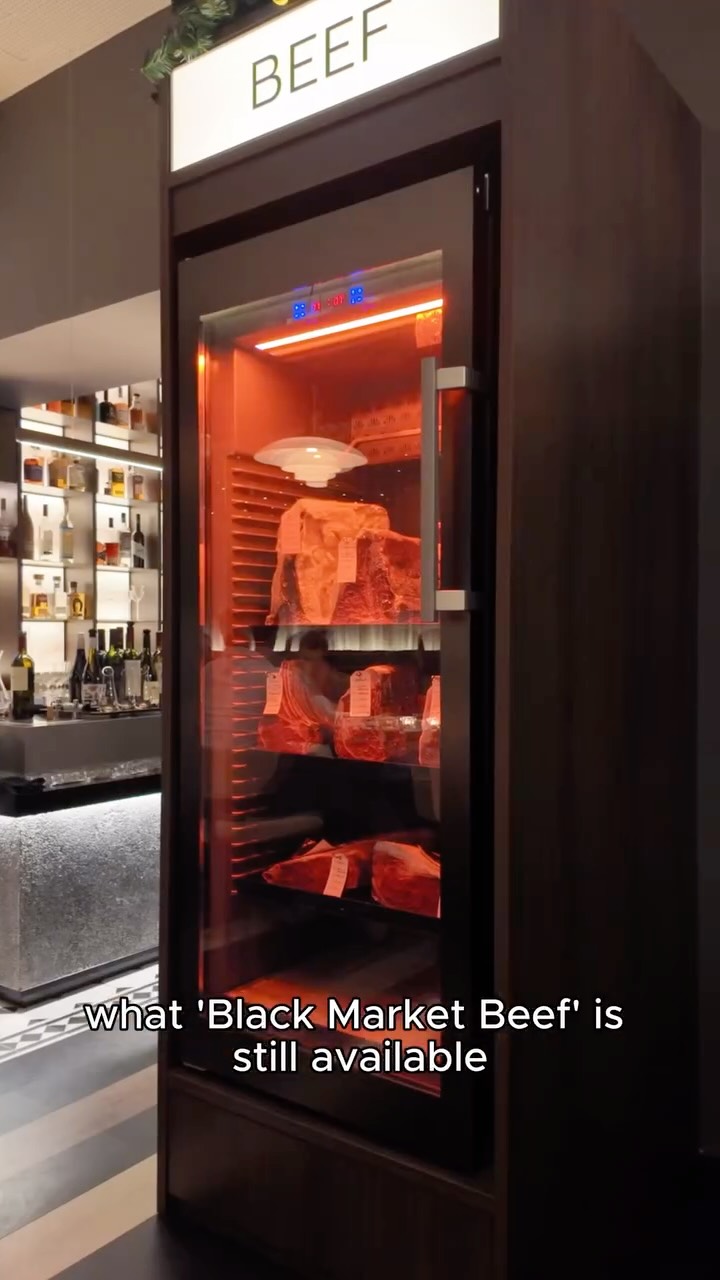 Singapore Steakhouse Features Black Market Beef