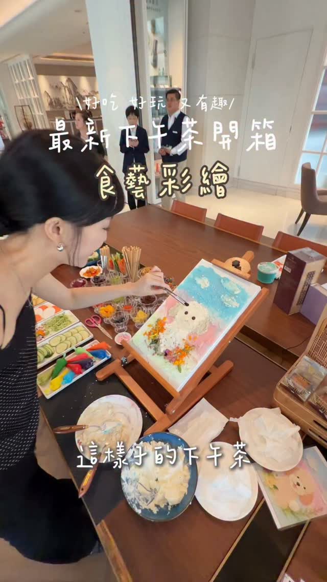 Edible Art Painting Afternoon Tea at Hanns House