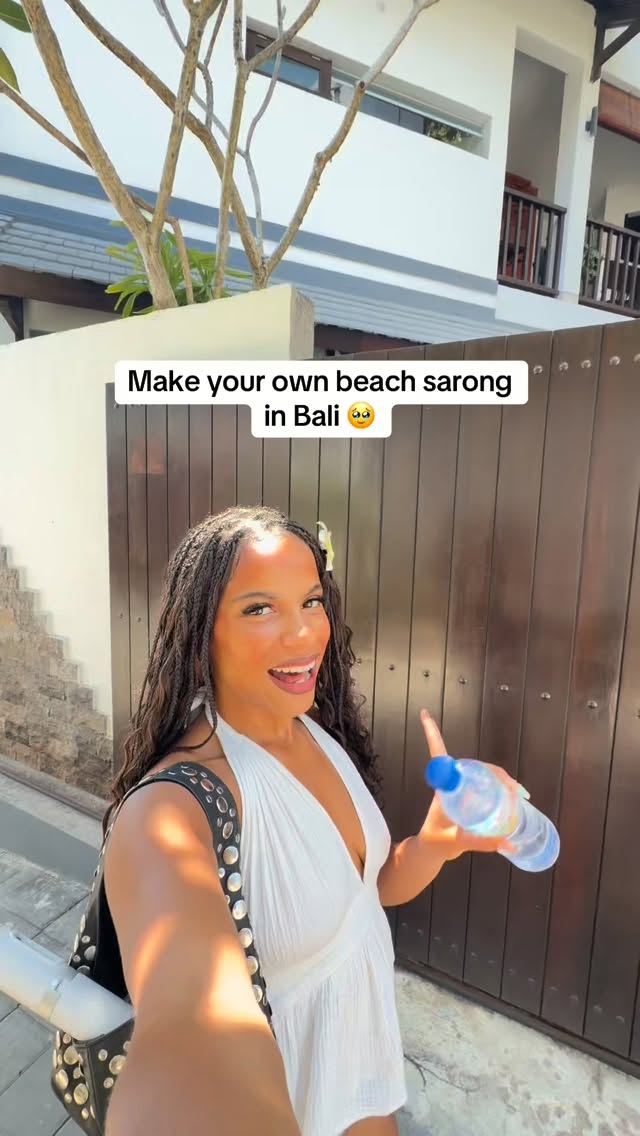 Bali Beach Sarong Workshop: A Cherished Souvenir