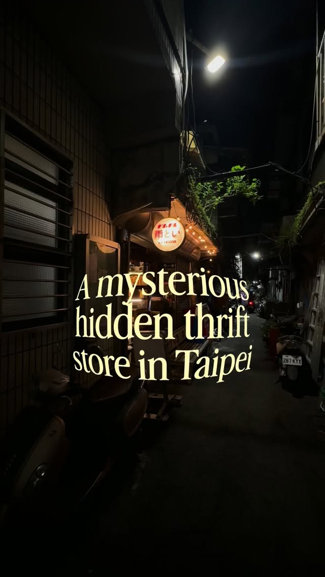 Hidden Taipei Thrift Store with Spirited Away Vibe