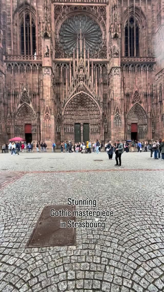 Strasbourg Cathedral's Gothic Architecture Showcased