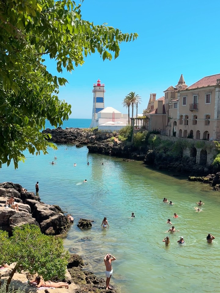 Lisbon Area's Coastal Town And City Viewpoint
