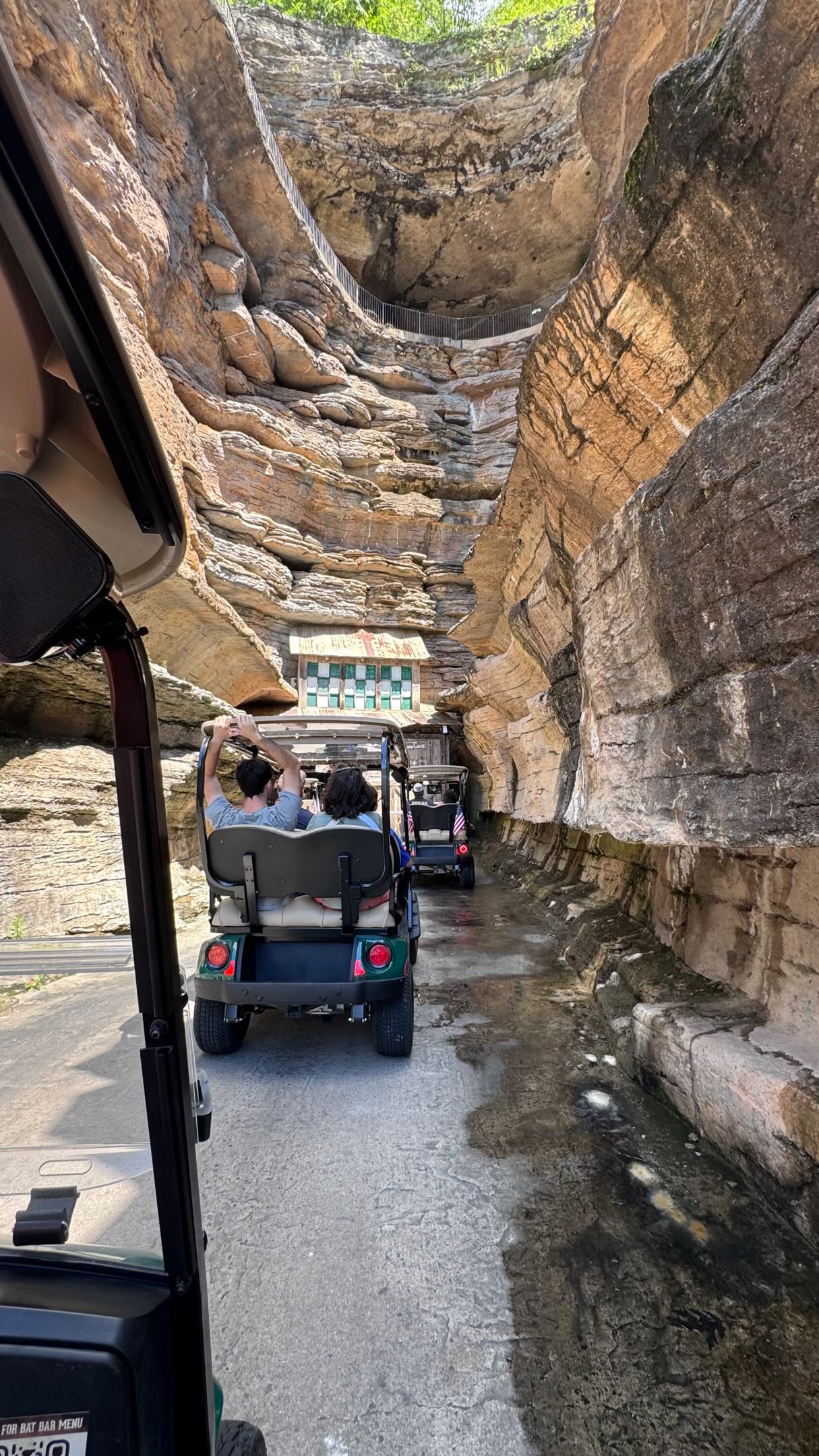 Cave Golf Cart Tours With Hidden Bar and Scenic Views