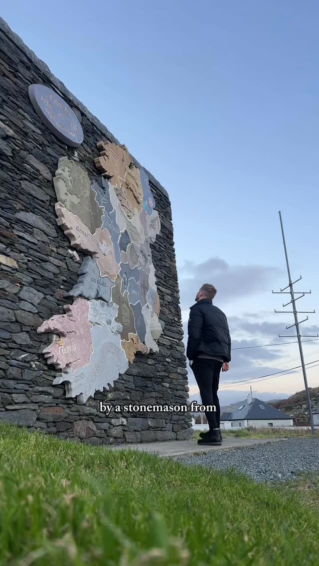 Irish County Stones Above Wild Atlantic Way