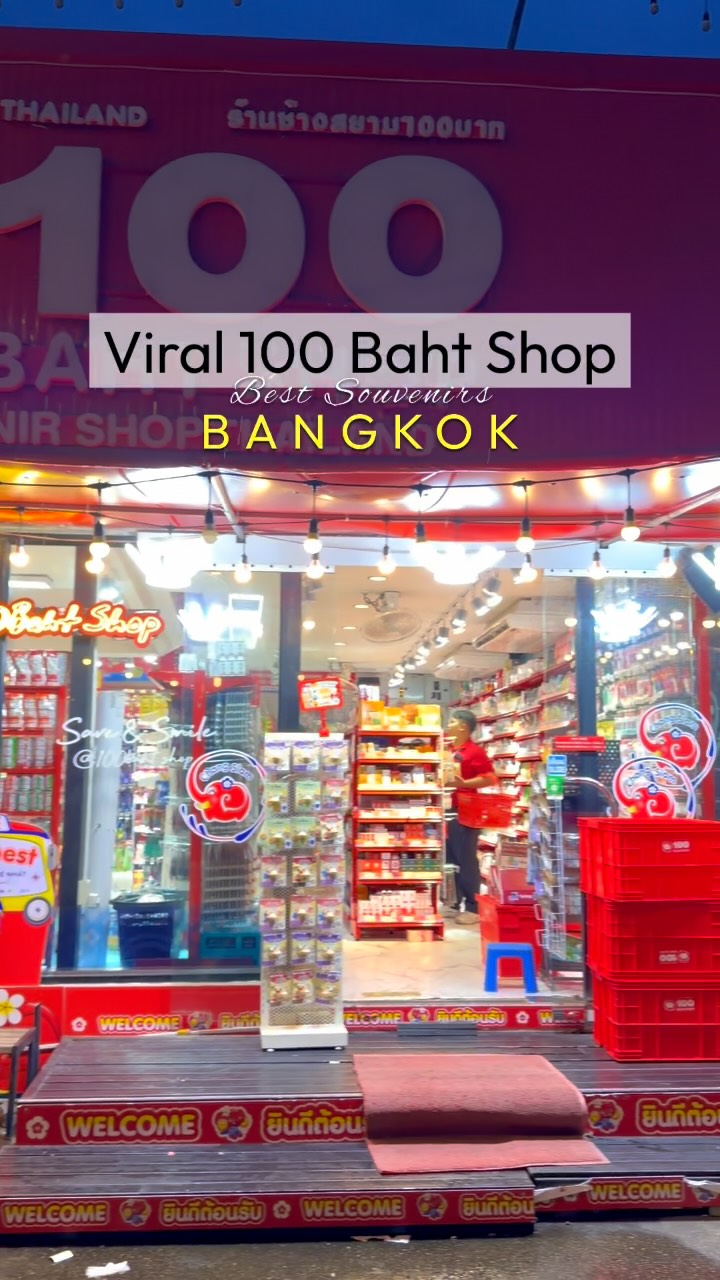Bangkok's Best 100 Baht Souvenir and Snack Shop