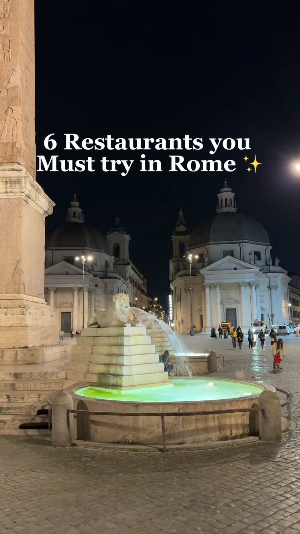 6 Restaurants in Roma