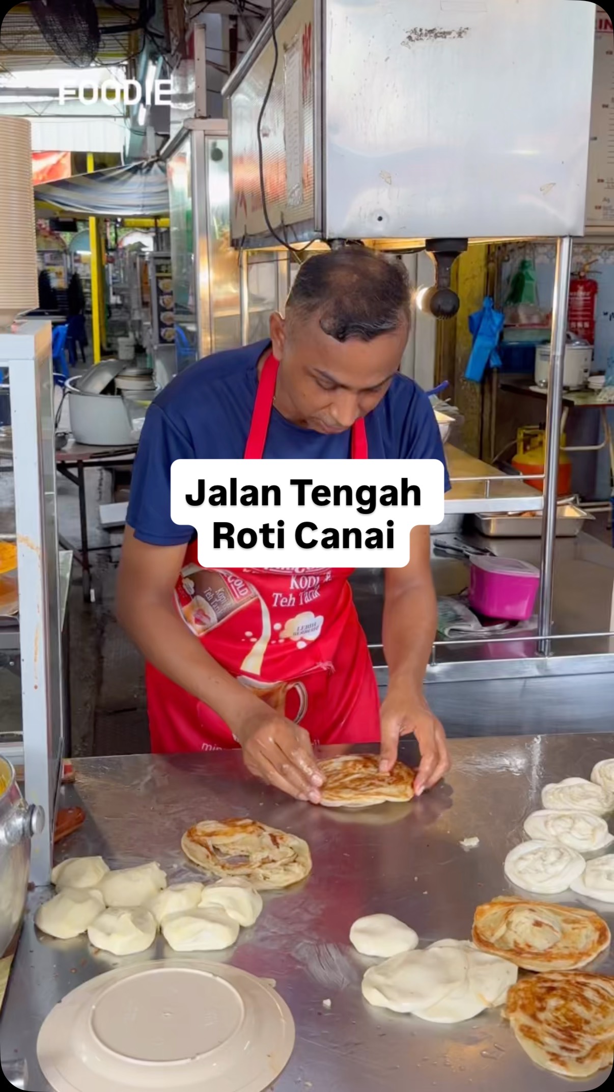 Penang's Famous Jalan Tengah Vegetarian Roti Canai