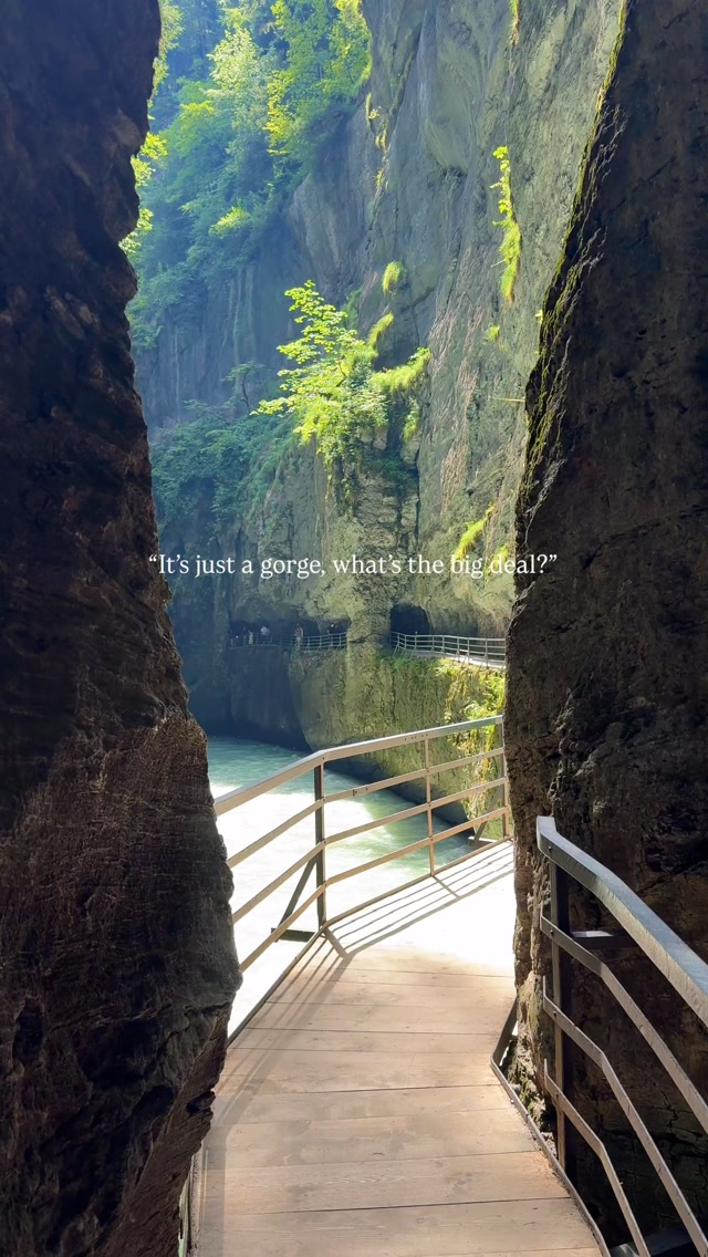 Swiss Gorges And Waterfalls For Visitors