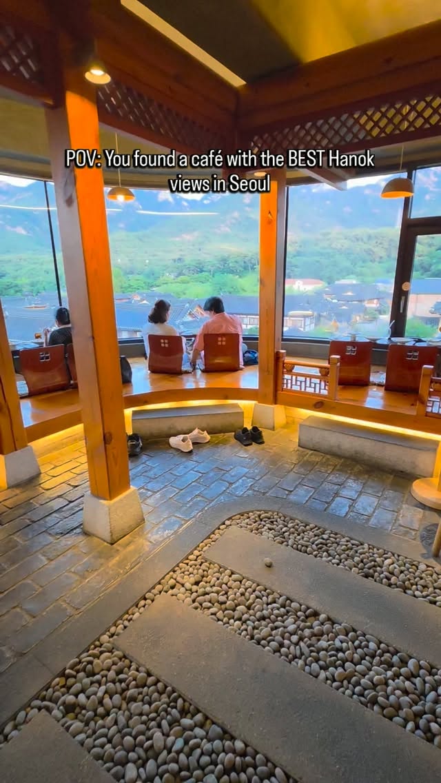 Seoul Cafes With Hanok Village Mountain Views