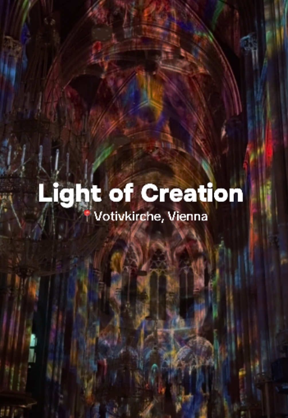 Votivkirche's "Light of Creation" Show