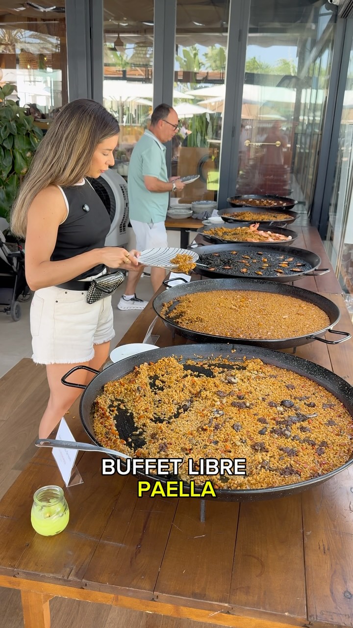 All-You-Can-Eat Paella Buffet at Marbella Beach Club