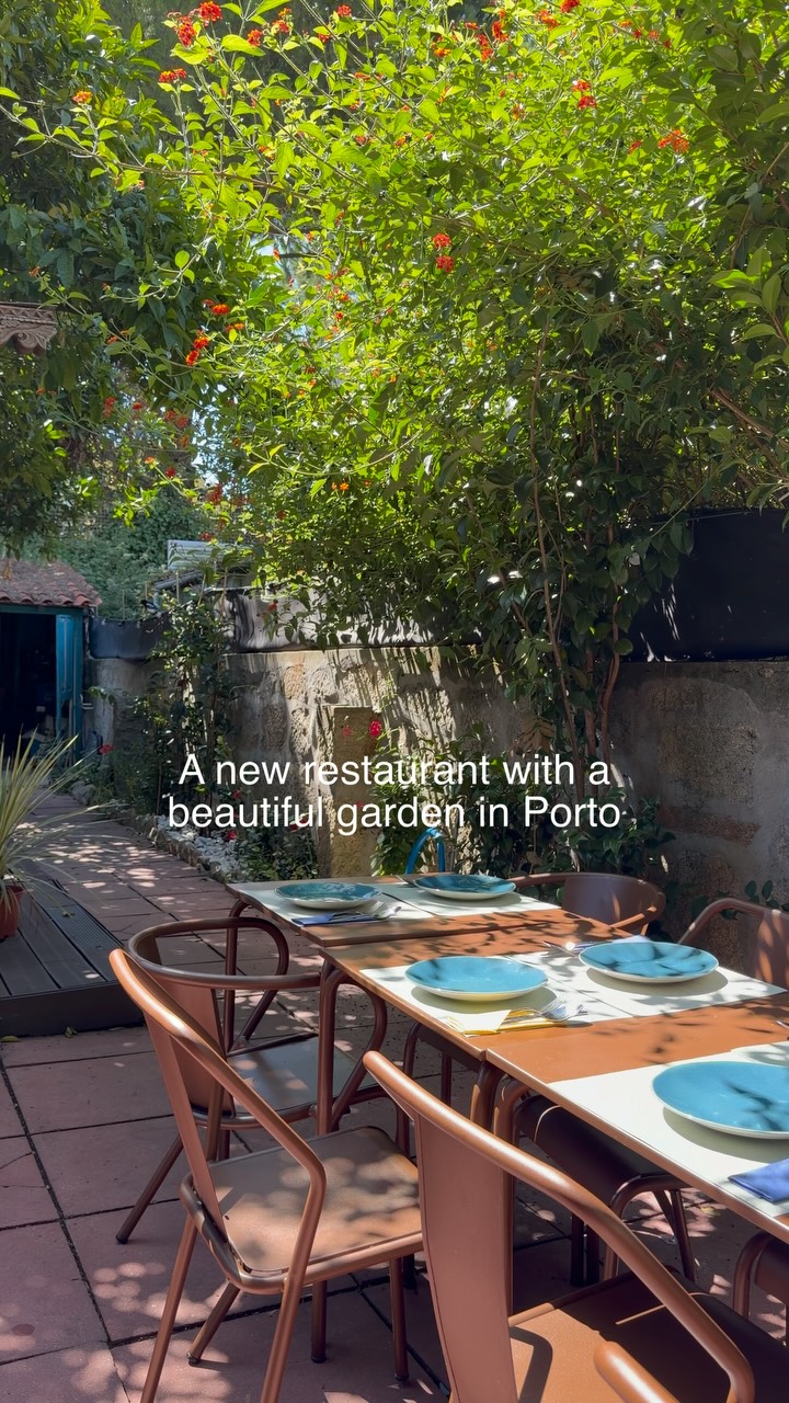 Nova Rota Sublima: Garden Restaurant in Porto