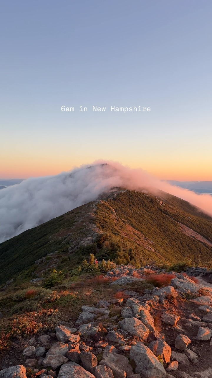 Sunrise Over Franconia Ridge