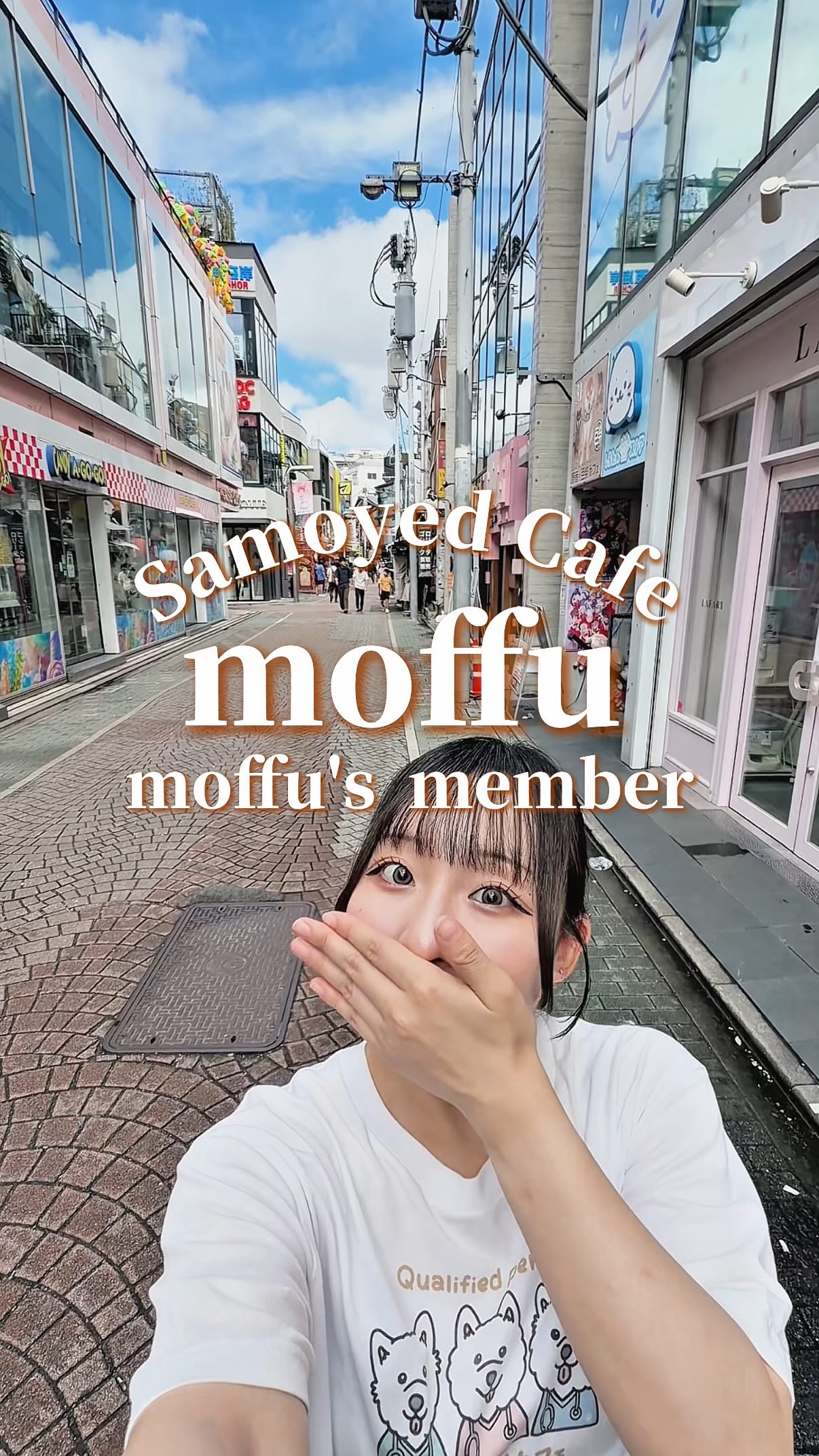 Samoyed Cafe on Tokyo's Takeshita Street
