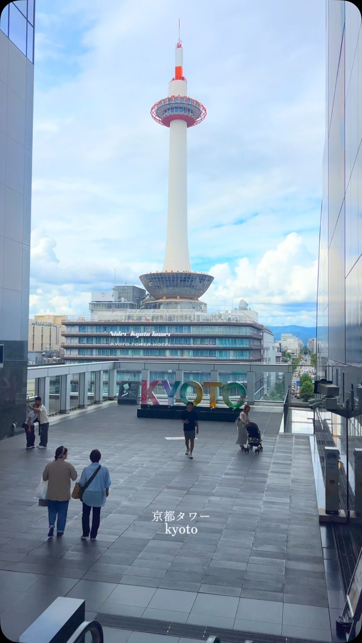 Kyoto's Iconic Tower and Station