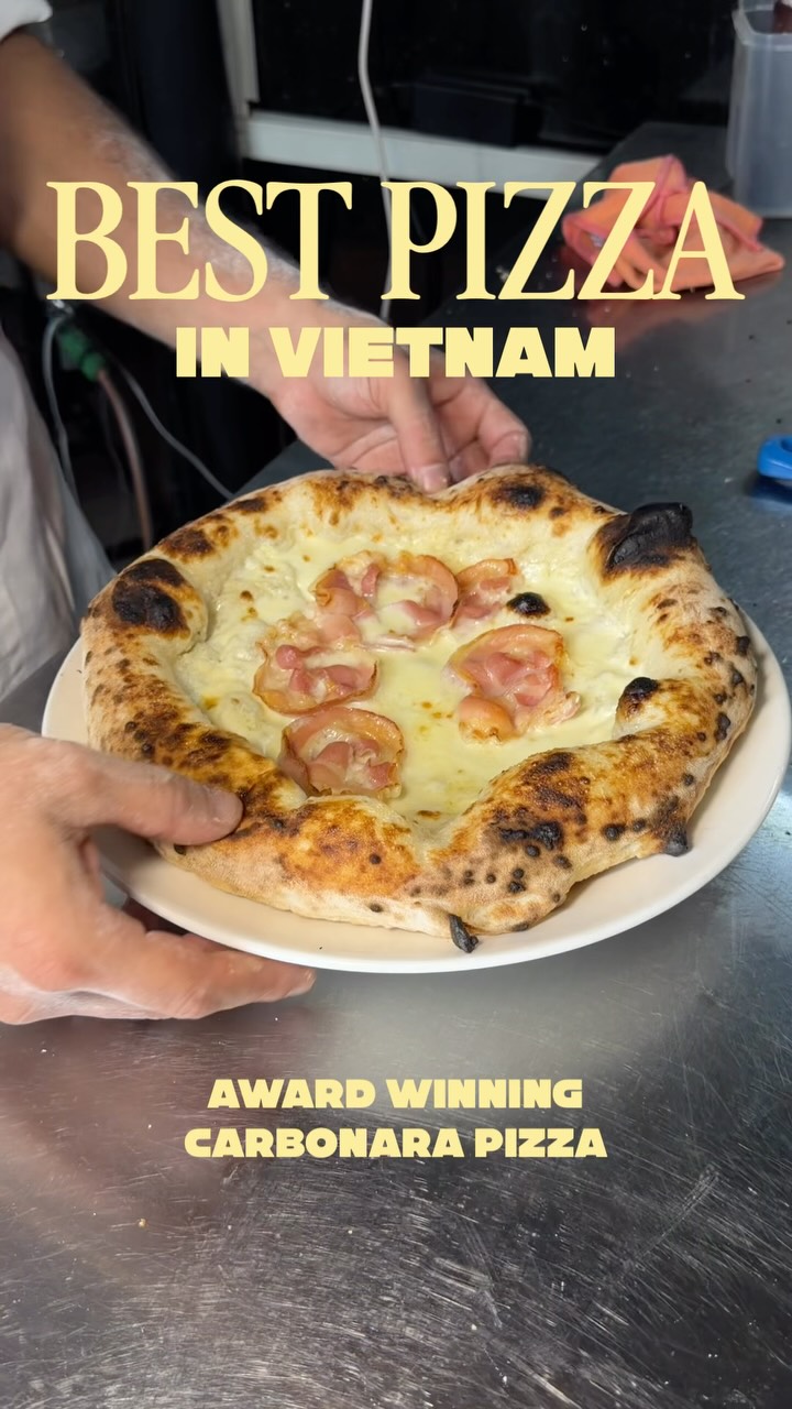 Margherí Offers Vietnam's Best Carbonara Pizza
