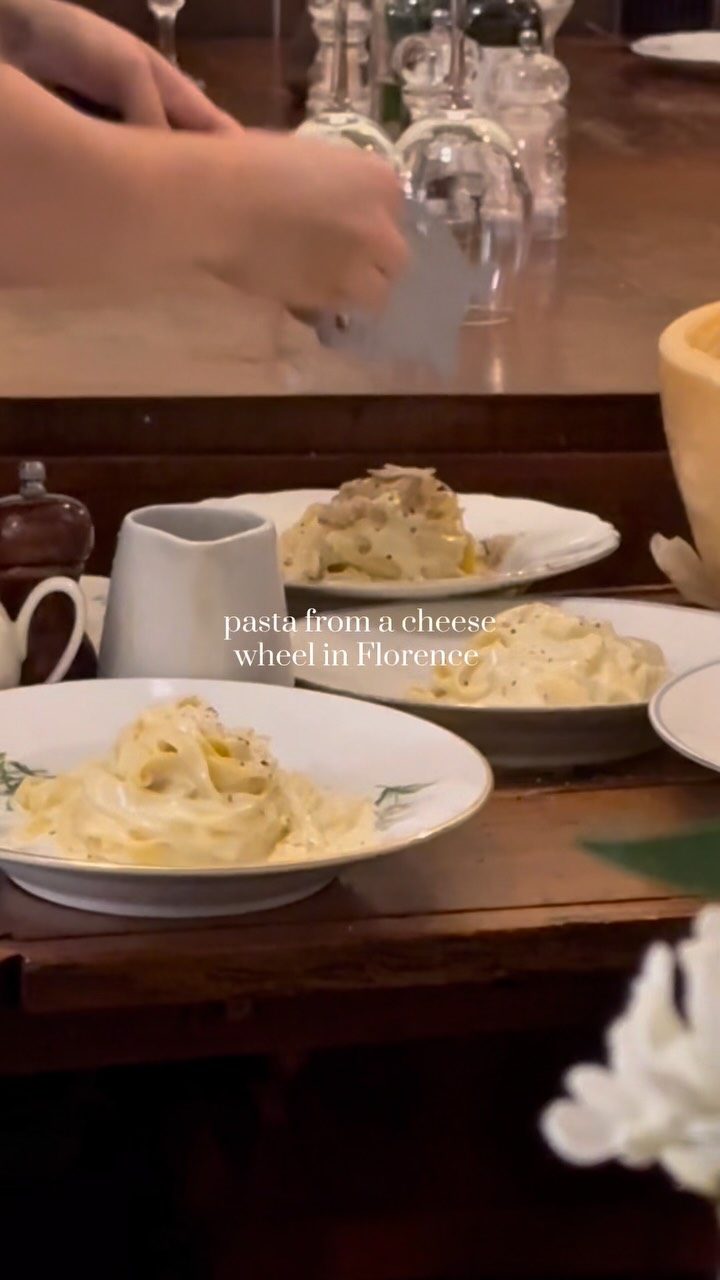 Osteria Pastella's Creamy Cheese Wheel Pasta