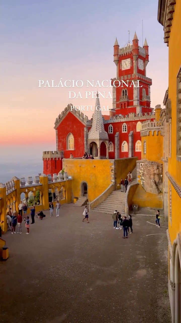 Pena National Palace Offers Breathtaking Sunset Views