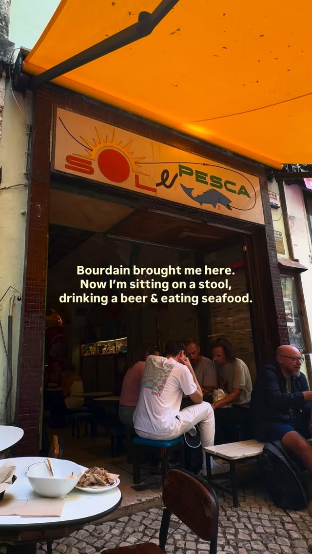 Sol e Pesca: Anthony Bourdain's Lisbon Pick