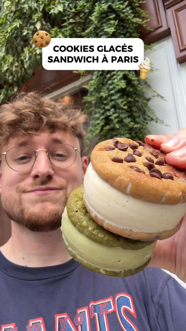 Parisian Ice Cream Cookie Sandwiches
