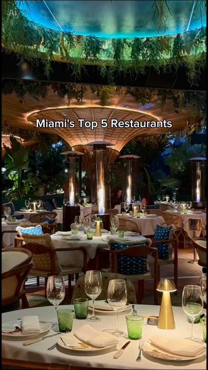 Miami Restaurants With Stunning Interiors And Vibes