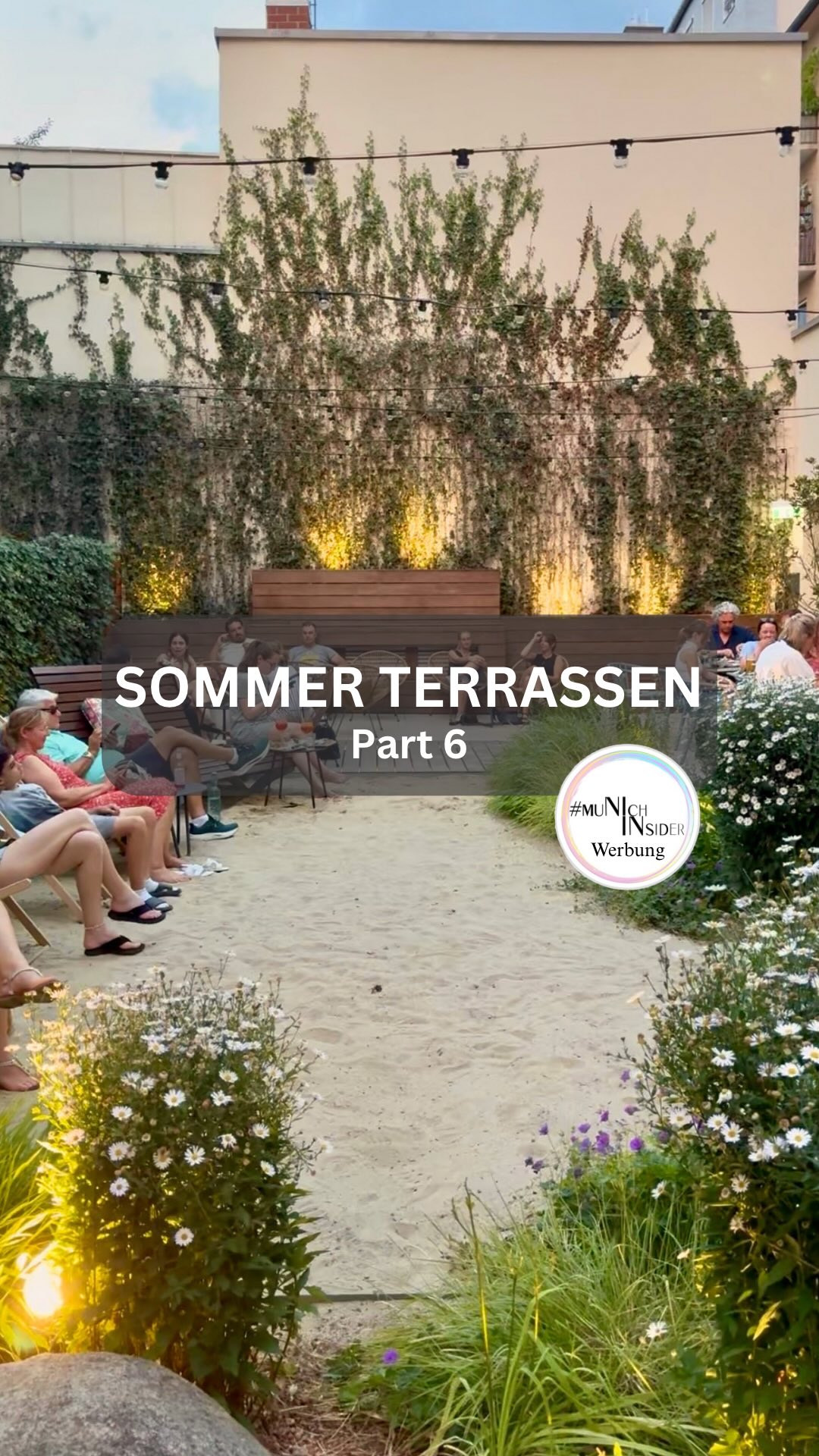 Munich's Sandy Courtyard Beach Oasis