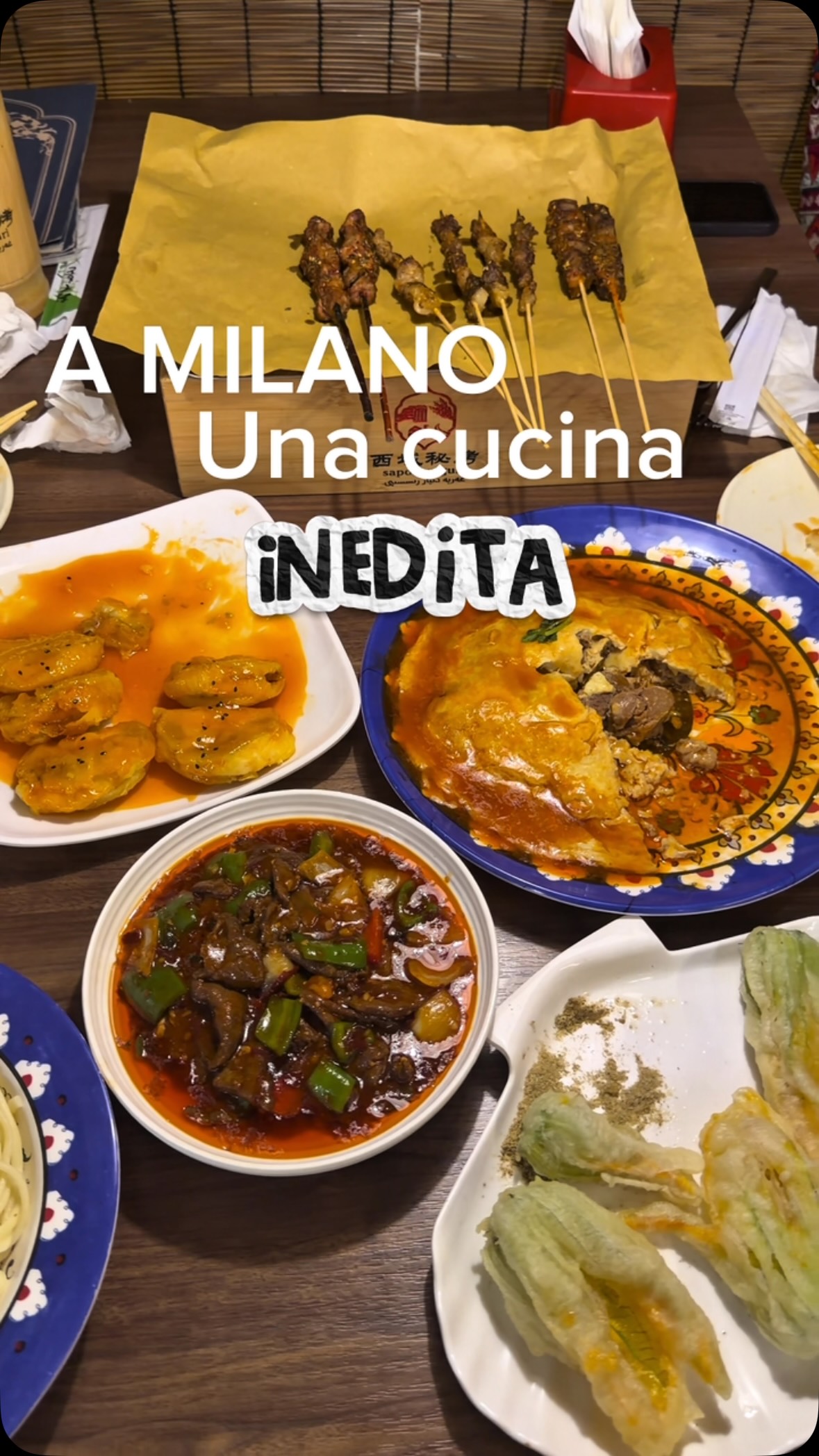 Uyghur and Muslim Chinese Flavors in Milan