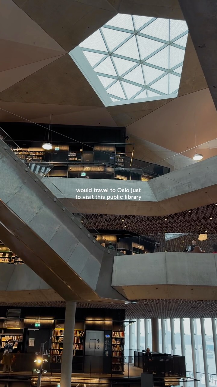 Deichman Bjørvika Library's Striking Architecture