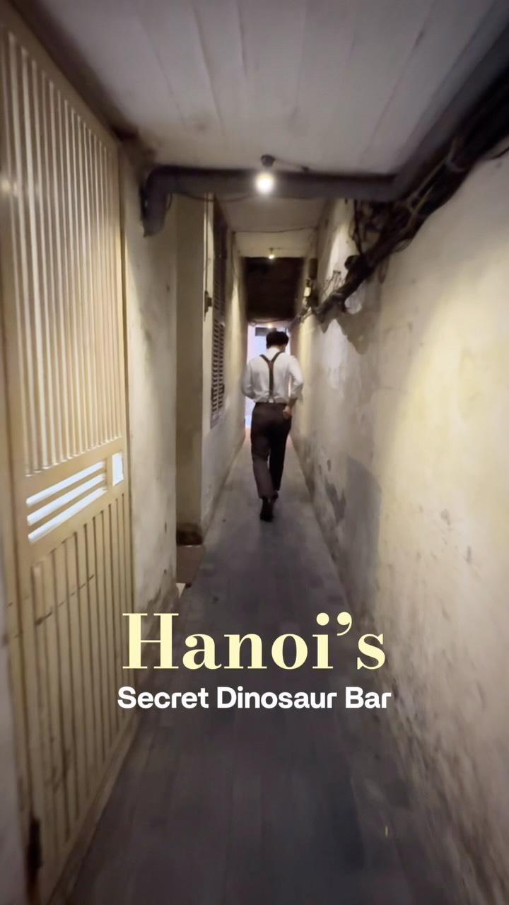 The Haflington: Hanoi's Dino-Themed Hidden Bar
