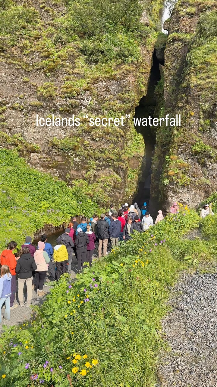 Two Icelandic Waterfalls: Skógafoss and Kvernufoss