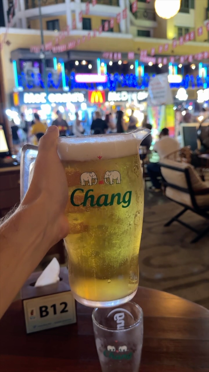Thai Street Scene With McDonald's