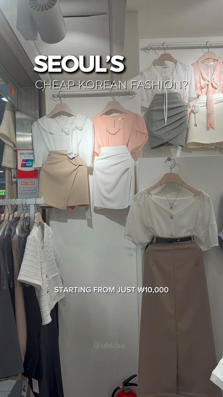Seoul's Underground Shopping Centers for Fashion
