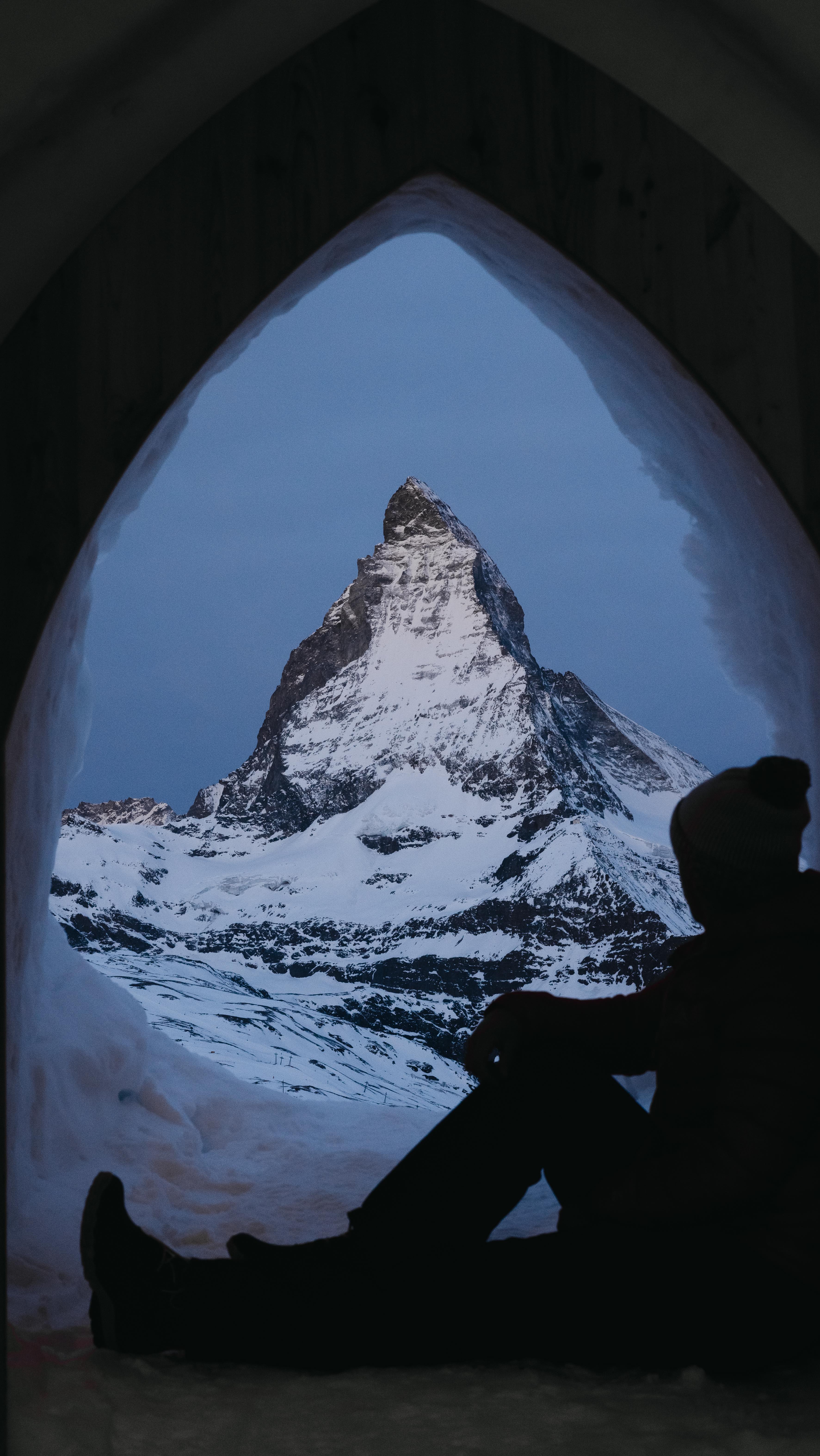 Swiss Alps Igloo Village Near Matterhorn