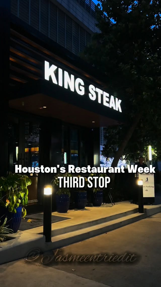 King Steak's Houston Restaurant Week Experience