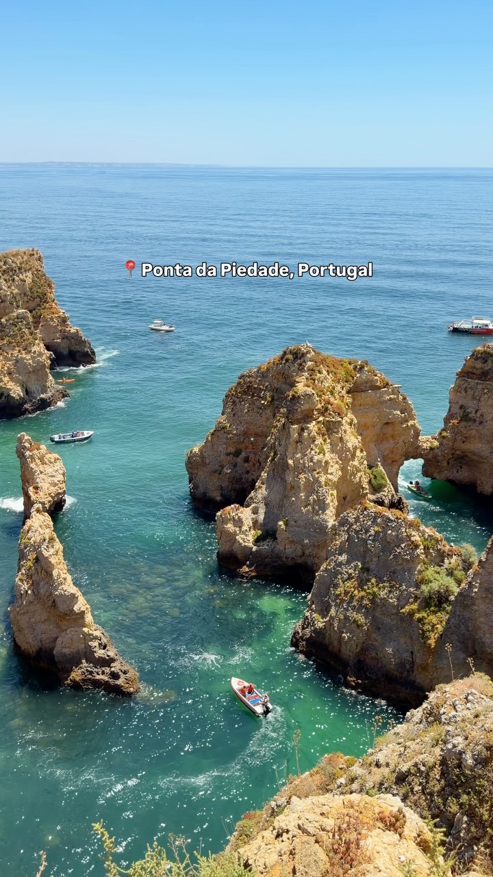 Coastal Hike Through Algarve's Rock Formations