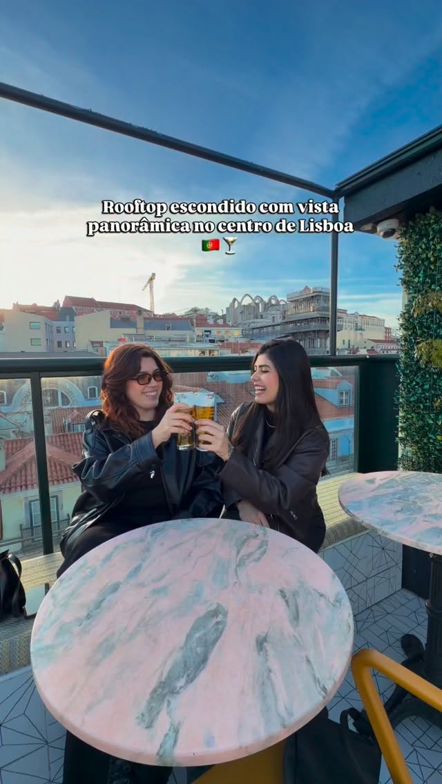 Lisbon Rooftop Bar For Evening Drinks