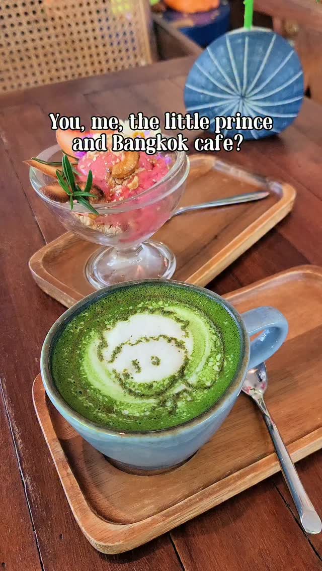 Bangkok Cafe Features Little Prince Art and Desserts