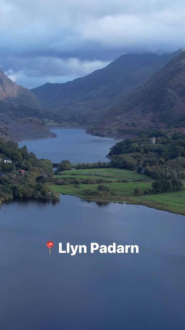 Llyn Padarn Lake and Dolbadarn Castle Scenery