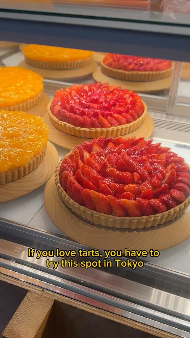 Seasonal Fruit Tarts At Am Stram Gram