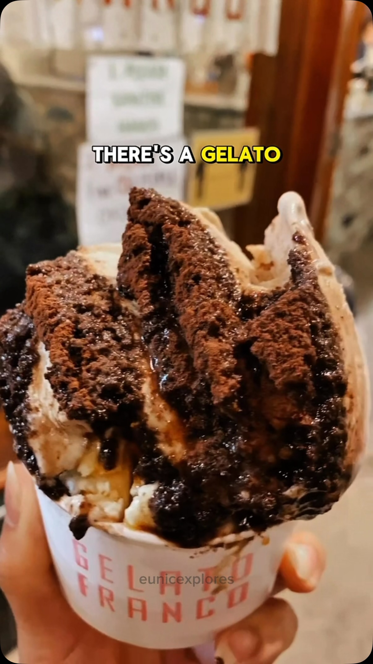 Sydney Gelato Shop's Tiramisu Creation
