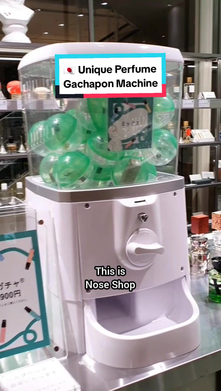 Perfume Gachapon Machine Found At Nose Shop