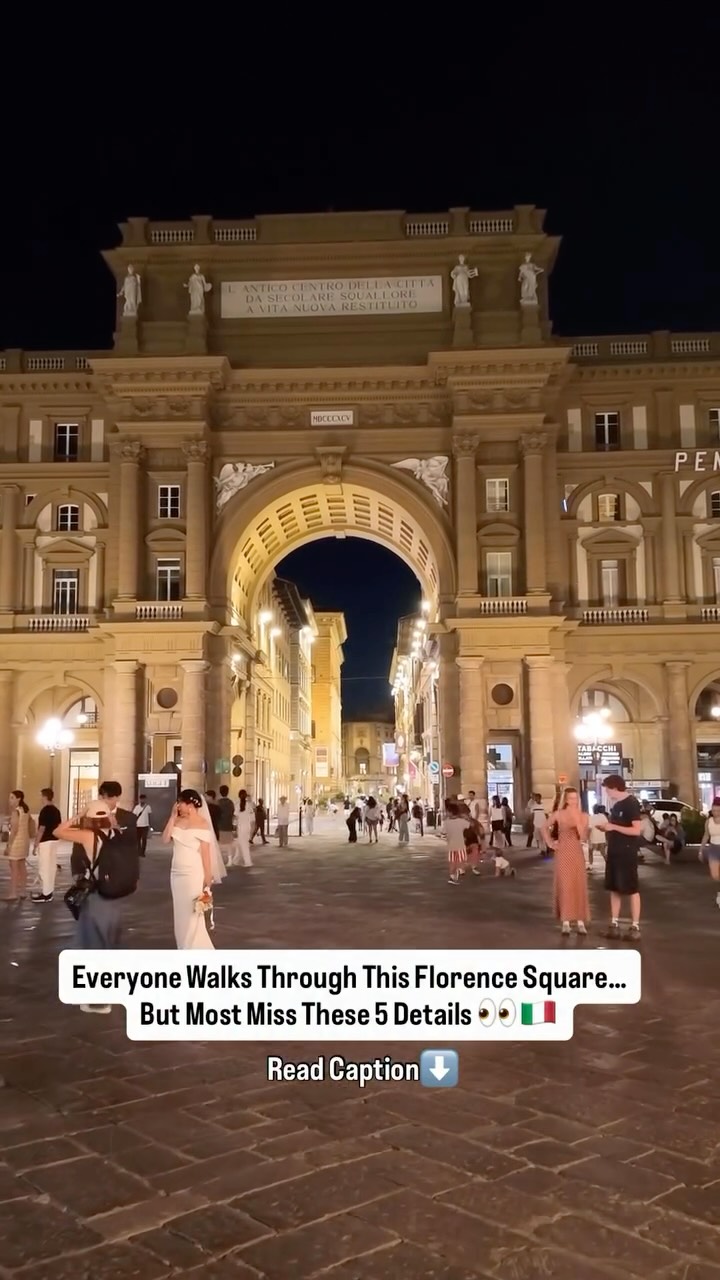 Florence's Squares Feature Roman Roots and Abundance Statues