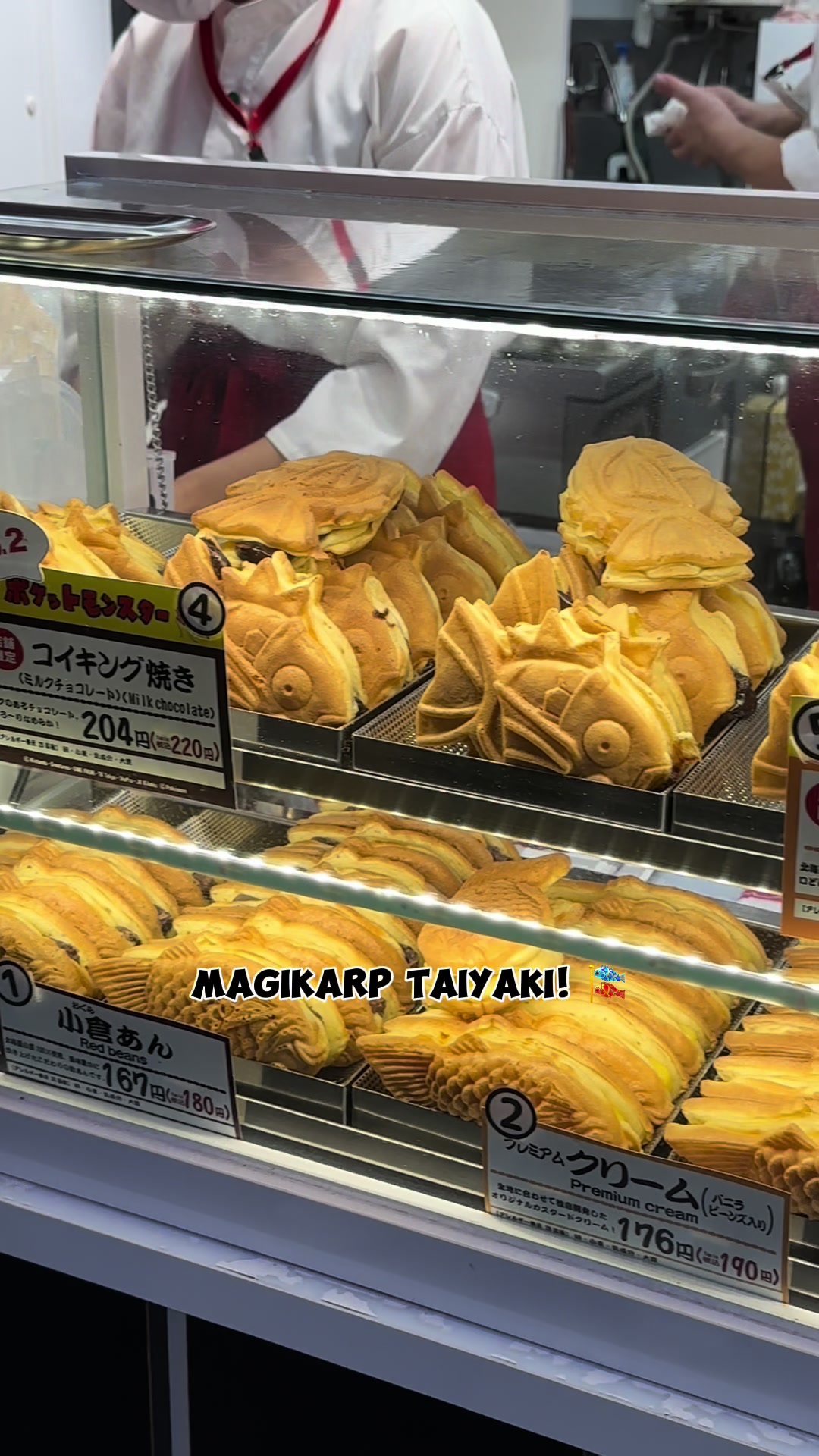 Magikarp Taiyaki at Kurikoan