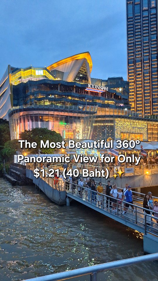 Bangkok Riverfront Views From Chao Phraya River