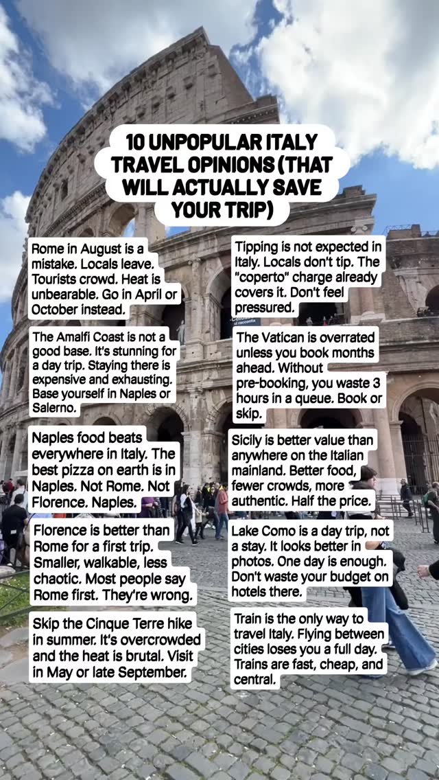 9 Places in Italy