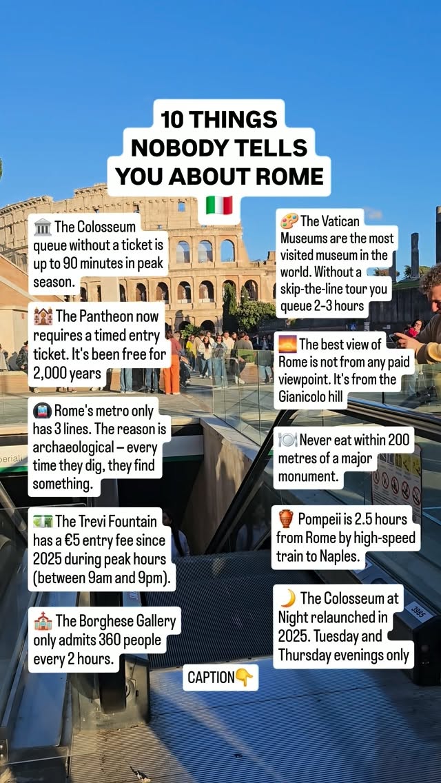 Rome's Top Attractions and Travel Tips