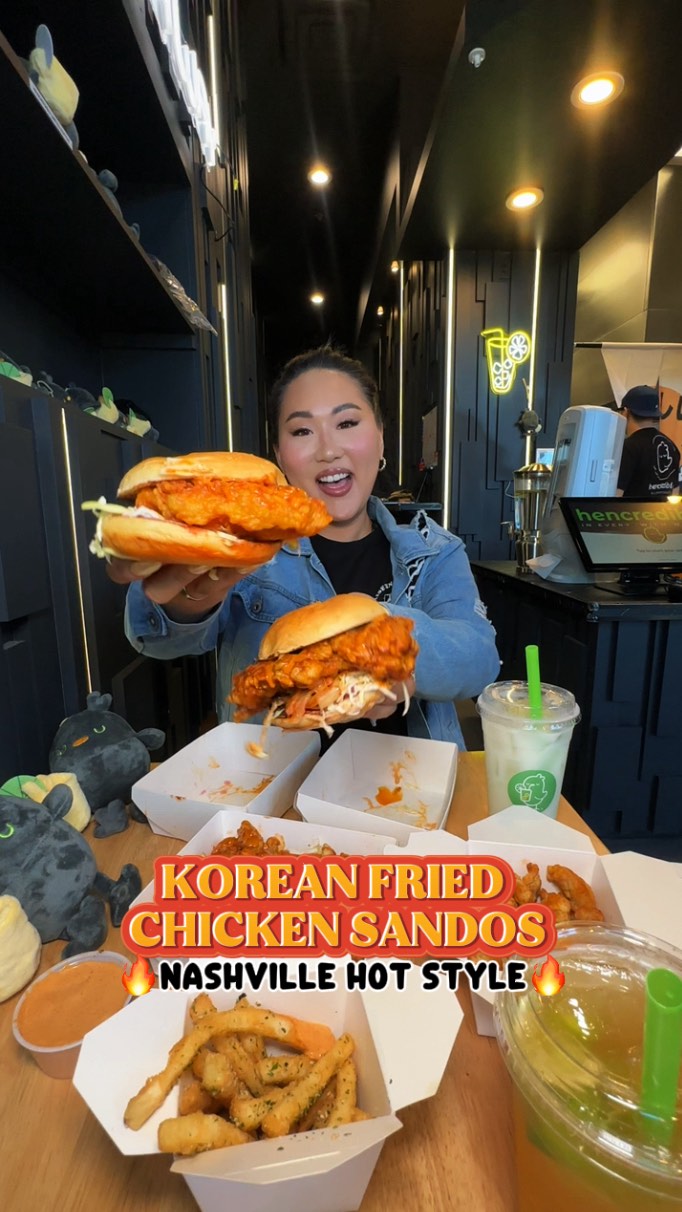 Hencredible Offers Spicy Korean Fried Chicken Sandwiches