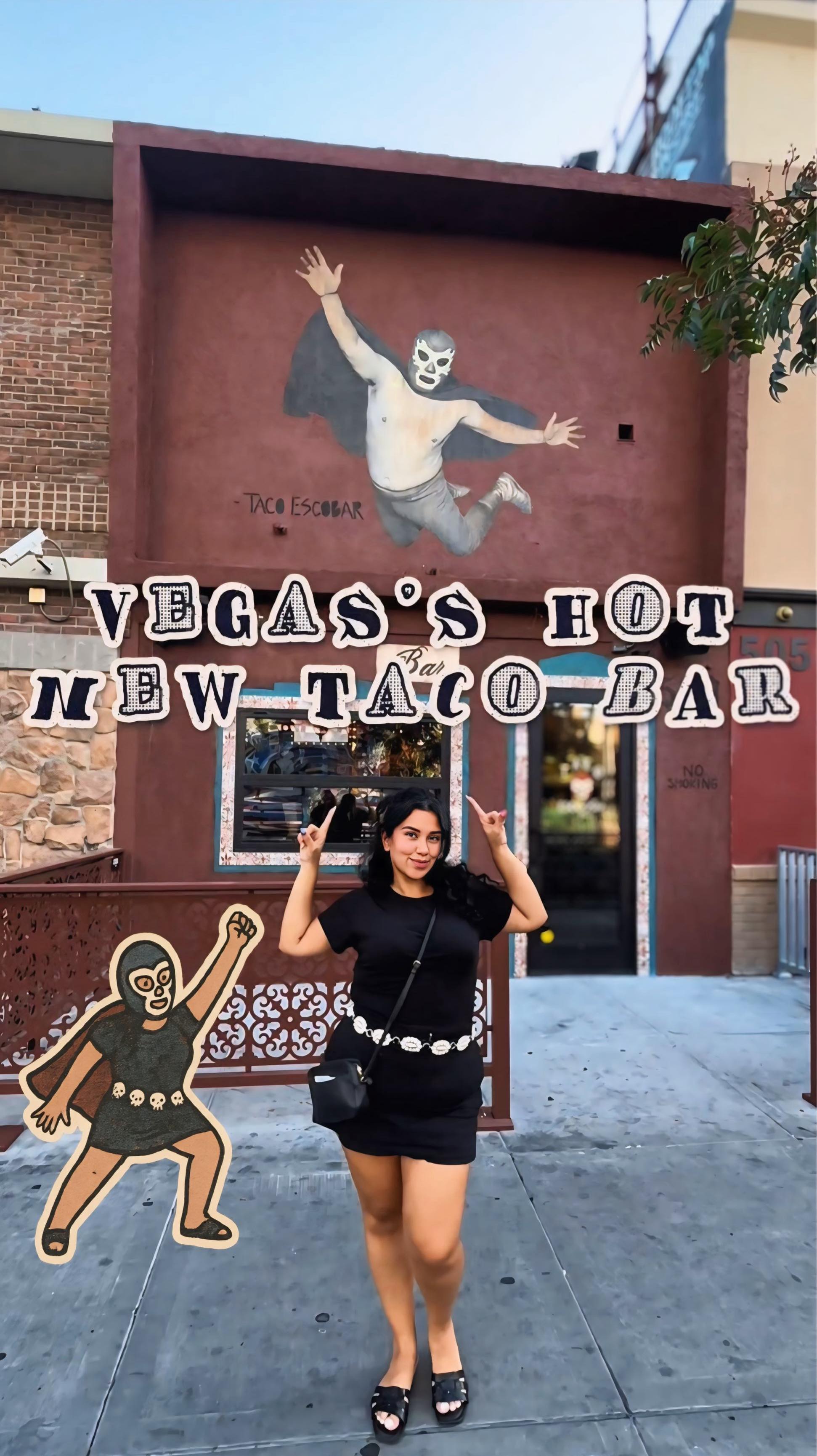 Taco Escobar's Vibrant Fremont Street Atmosphere