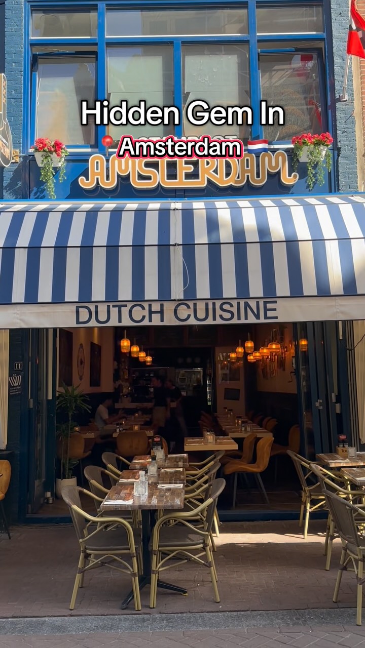 Traditional Dutch Food And Beer In Amsterdam