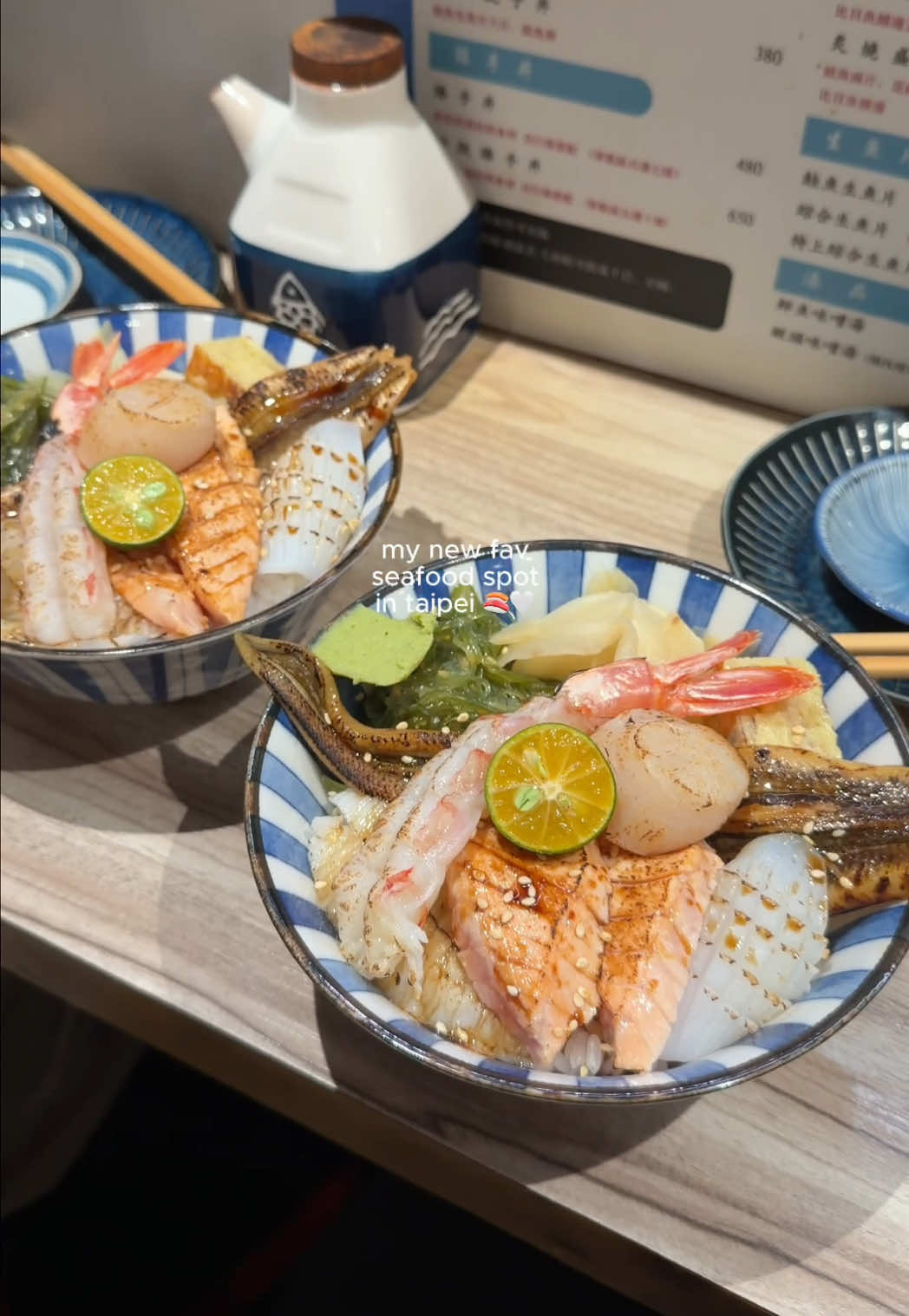 Taipei Seafood Spot Serves Torched Sashimi Rice Bowl